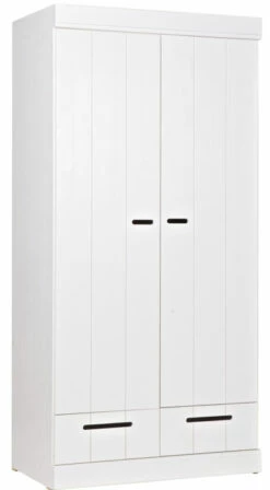 Woood - Connect Garderobeskap - Hvit 11 Woood - Connect Garderobeskap - Hvit -Oppbevaringsmøbler Salg 2024 woood connect garderobeskab hvid garderobeskabe EE00434 1 9914