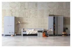 WOOOD Dennis Garderobeskap 202x111x55 - Concrete Grå -Oppbevaringsmøbler Salg 2024 woood dennis garderobeskab 202x111x55 concrete graa EE03646 3 e495