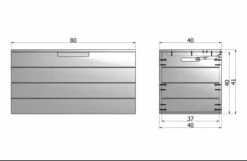 Woood - Keet Lekekasse - Hvit Furutre -Oppbevaringsmøbler Salg 2024 woood keet legetoejskasse hvid fyrretrae legetoejskasser EE00748 5 b0d8