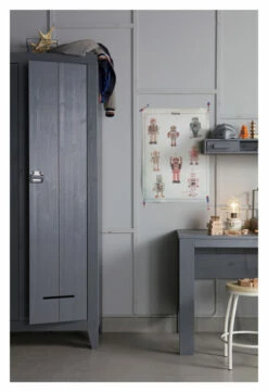 WOOOD Kluis Skap 190x95 - Grå -Oppbevaringsmøbler Salg 2024 woood kluis skab 190x95 graa EE00724 6 ab89