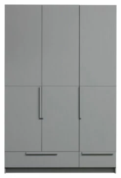 WOOOD Pure Garderobeskap 215x142x60 - Grå