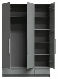 WOOOD Pure Garderobeskap 215x142x60 - Grå -Oppbevaringsmøbler Salg 2024 woood pure garderobeskab 215x142x60 graa EE03640 3 d22e