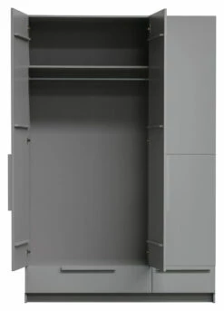 WOOOD Pure Garderobeskap 215x142x60 - Grå -Oppbevaringsmøbler Salg 2024 woood pure garderobeskab 215x142x60 graa EE03640 4 de5d