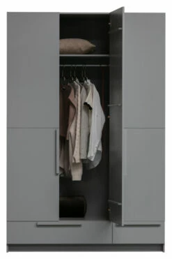 WOOOD Pure Garderobeskap 215x142x60 - Grå -Oppbevaringsmøbler Salg 2024 woood pure garderobeskab 215x142x60 graa EE03640 5 182a