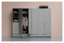 WOOOD Pure Garderobeskap 215x95x60 - Grå 11 WOOOD Pure Garderobeskap 215x95x60 - Grå -Oppbevaringsmøbler Salg 2024 woood pure garderobeskab 215x95x60 graa EE03641 3 f82f