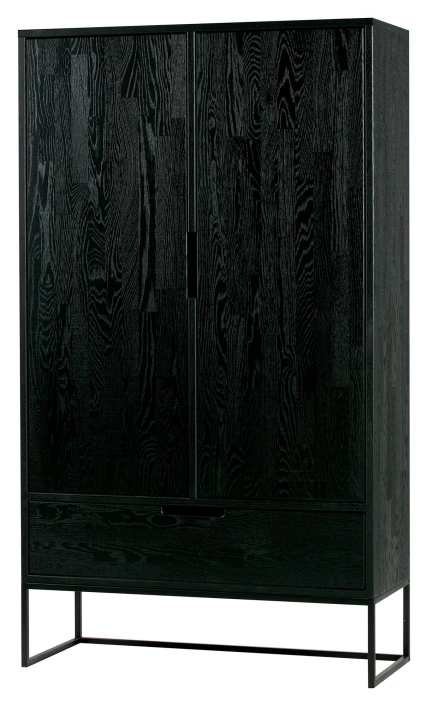 WOOOD Silas Skap 149x85 - Ask/blacknight 4 WOOOD Silas Skap 149x85 - Ask/blacknight - Bilde 2