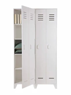 Woood - Stijn Garderobeskap - Hvit -Oppbevaringsmøbler Salg 2024 woood stijn garderobeskab hvid garderobeskabe EE00575 3 543a