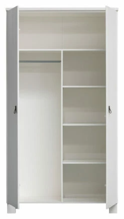 WOOOD Ties Garderobeskap 111x55 - Hvit 12 WOOOD Ties Garderobeskap 111x55 - Hvit -Oppbevaringsmøbler Salg 2024 woood ties garderobeskab 111x55 hvid EE03639 3 0abd