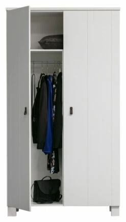 WOOOD Ties Garderobeskap 111x55 - Hvit 13 WOOOD Ties Garderobeskap 111x55 - Hvit -Oppbevaringsmøbler Salg 2024 woood ties garderobeskab 111x55 hvid EE03639 4 3859