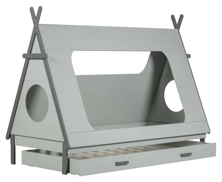 Woood Tipi Sengeskuff - Betonggrå 6 Woood Tipi Sengeskuff - Betonggrå - Bilde 4