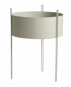 WOUD - Pidestall Flowerpot Large - Grå