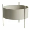 WOUD - Pidestall Flowerpot Medium - Grå -Oppbevaringsmøbler Salg 2024 woud pidestall flowerpot medium graa blomsterkasser WO00284 1 a5cc