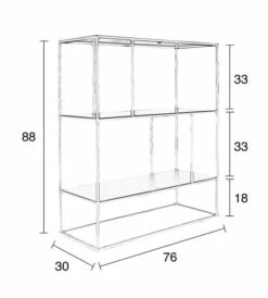 Zuiver - Son Reol - Grå -Oppbevaringsmøbler Salg 2024 zuiver son reol graa reoler ZU01037 8 d53c